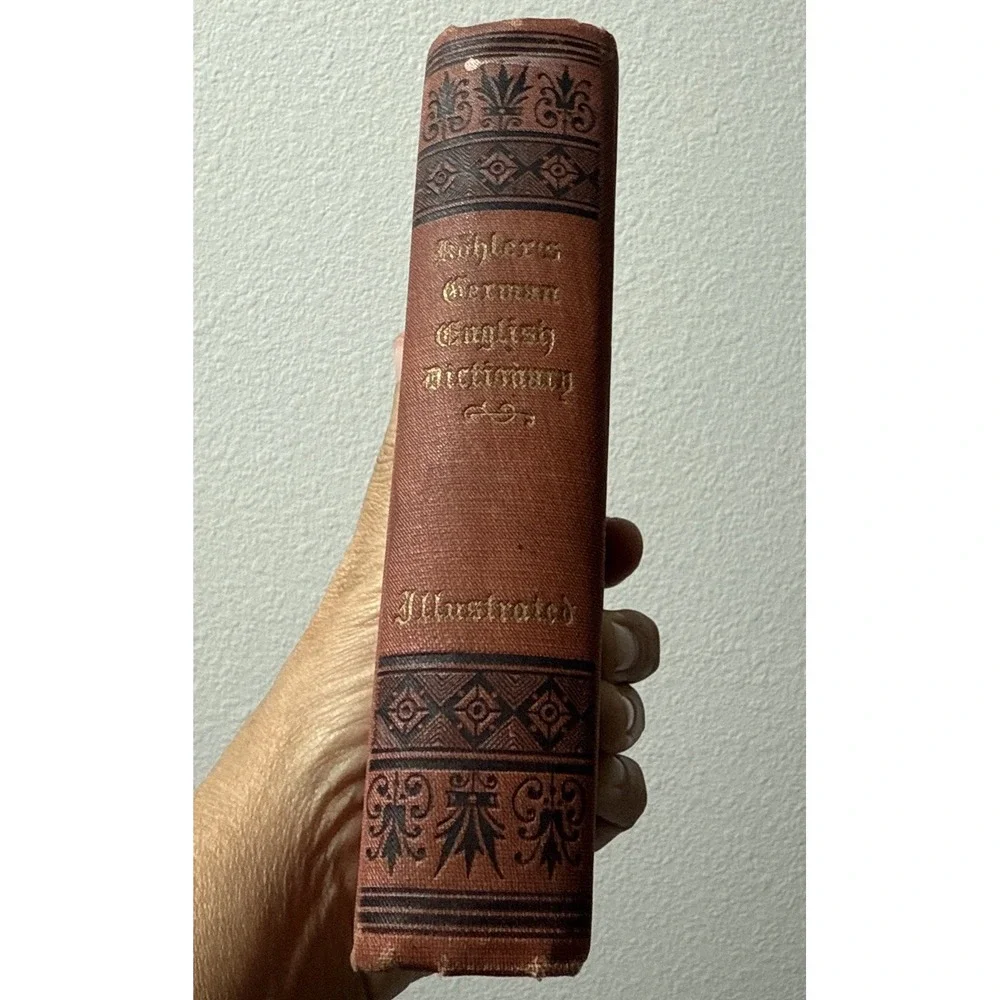 Kohler's Germans English Dictionary‎ by Dr Frederich Kohler Illustrated HC - Picture 7 of 16
